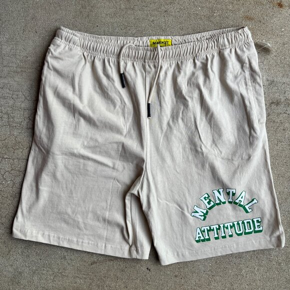 NWOT Chinatown Market MENTAL ATTITUDE Men’s Shorts Size XXL - Picture 1 of 8